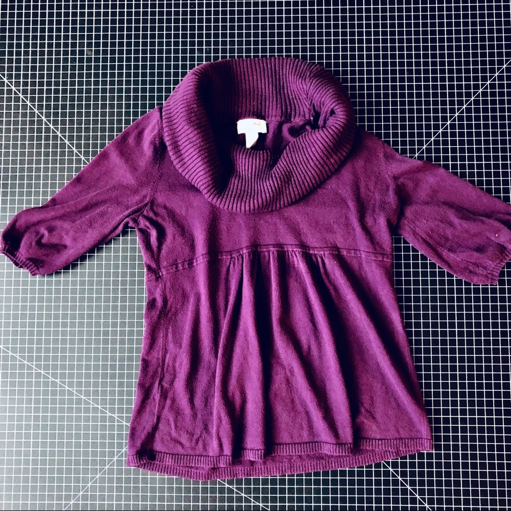 Loft dark purple sweater